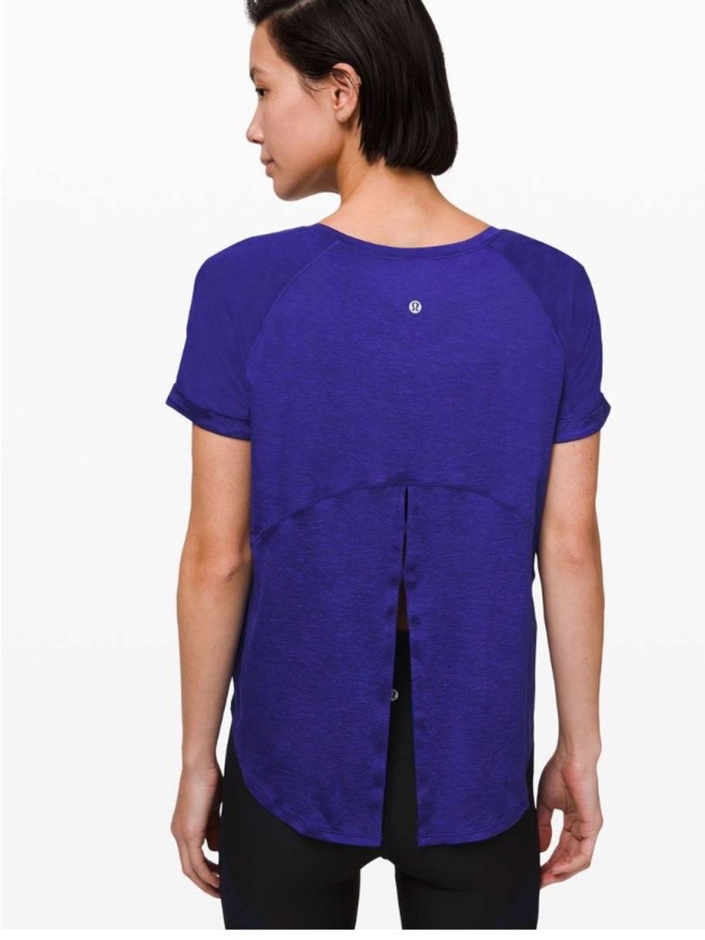 Lululemon open up tie back tee size 6